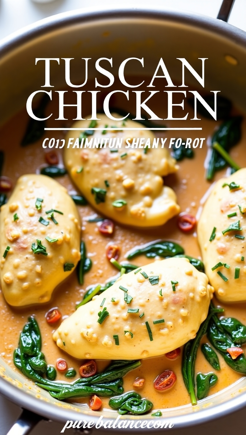 Tuscan Chicken How To Make A 20- Minute Creamy Feast