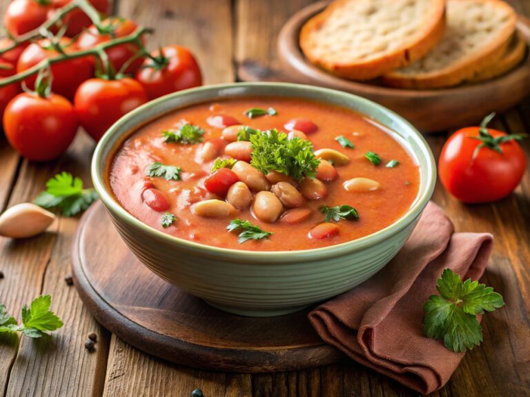 How to Make Creamy Tomato Bean Soup