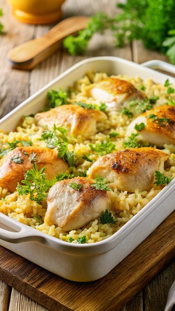 Chicken Rice Casserole (8)