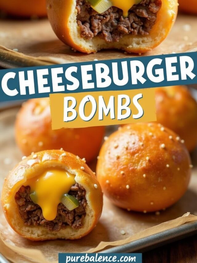 Cheeseburger Bombs: How to Make Them in 25 Minutes Flat