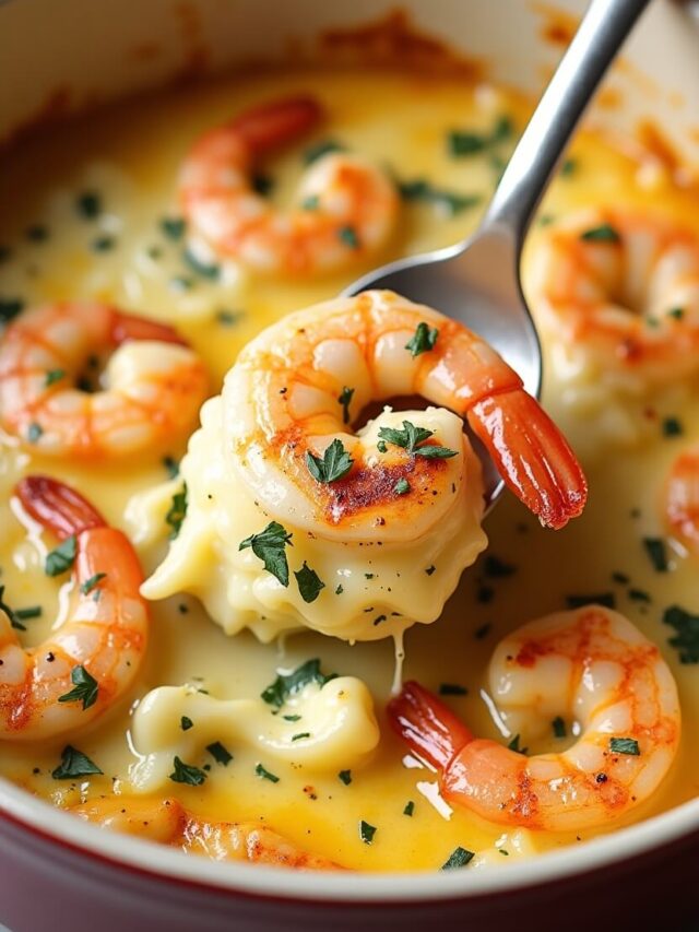 Delicious Garlic Shrimp Gratin Recipe – Easy & Flavorful!