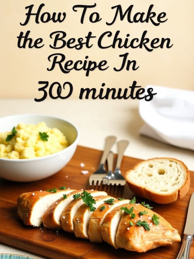 How To Make the Best chicken Recipe In 30 minutes