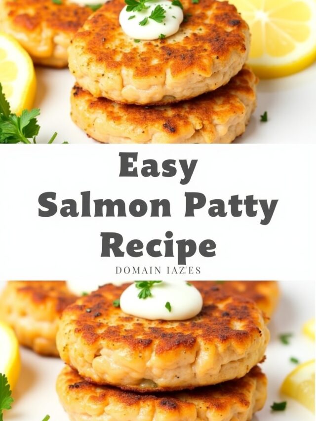 Easy Salmon Patty Recipe: 5-Ingredient Canned Salmon Hack