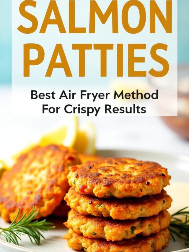Salmon patties: Best air fryer method for crispy results