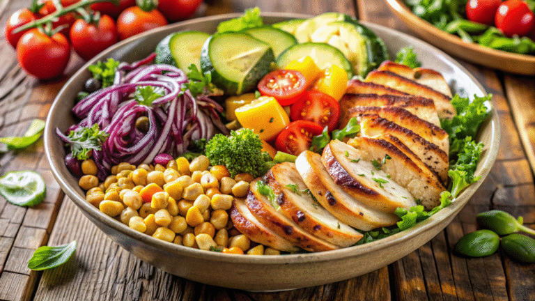Healthy Grilled Chicken Power Bowl: Meal Prep Made Easy