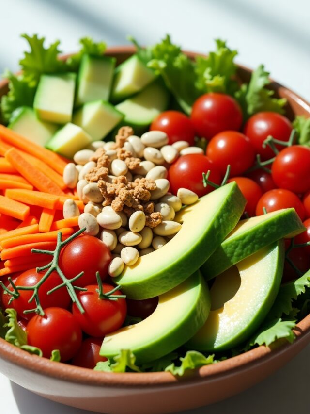 Veggie Salad Bowl: A Nutritious and Delicious Lunch